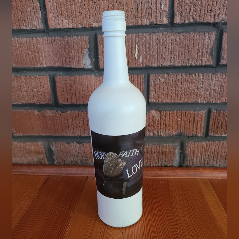 2/$25 Jannm Creative Hand Crafted Wine Bottle
